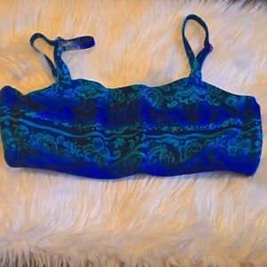 90's Vintage swim system swimwear top L